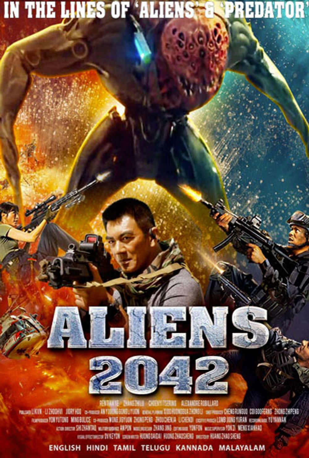 Aliens 2042 (Hindi) Poster
