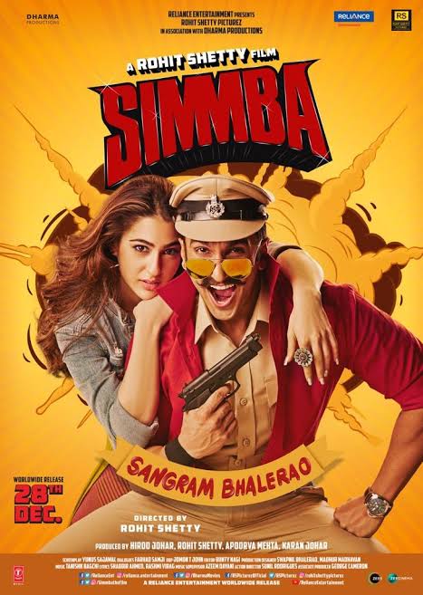 SIMMBA (HINDI) Poster