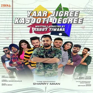YAAR JIGREE KASOOTI  DEGREE Poster