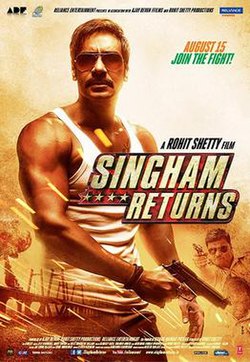 SINGHAM RETURNS (HINDI) Poster