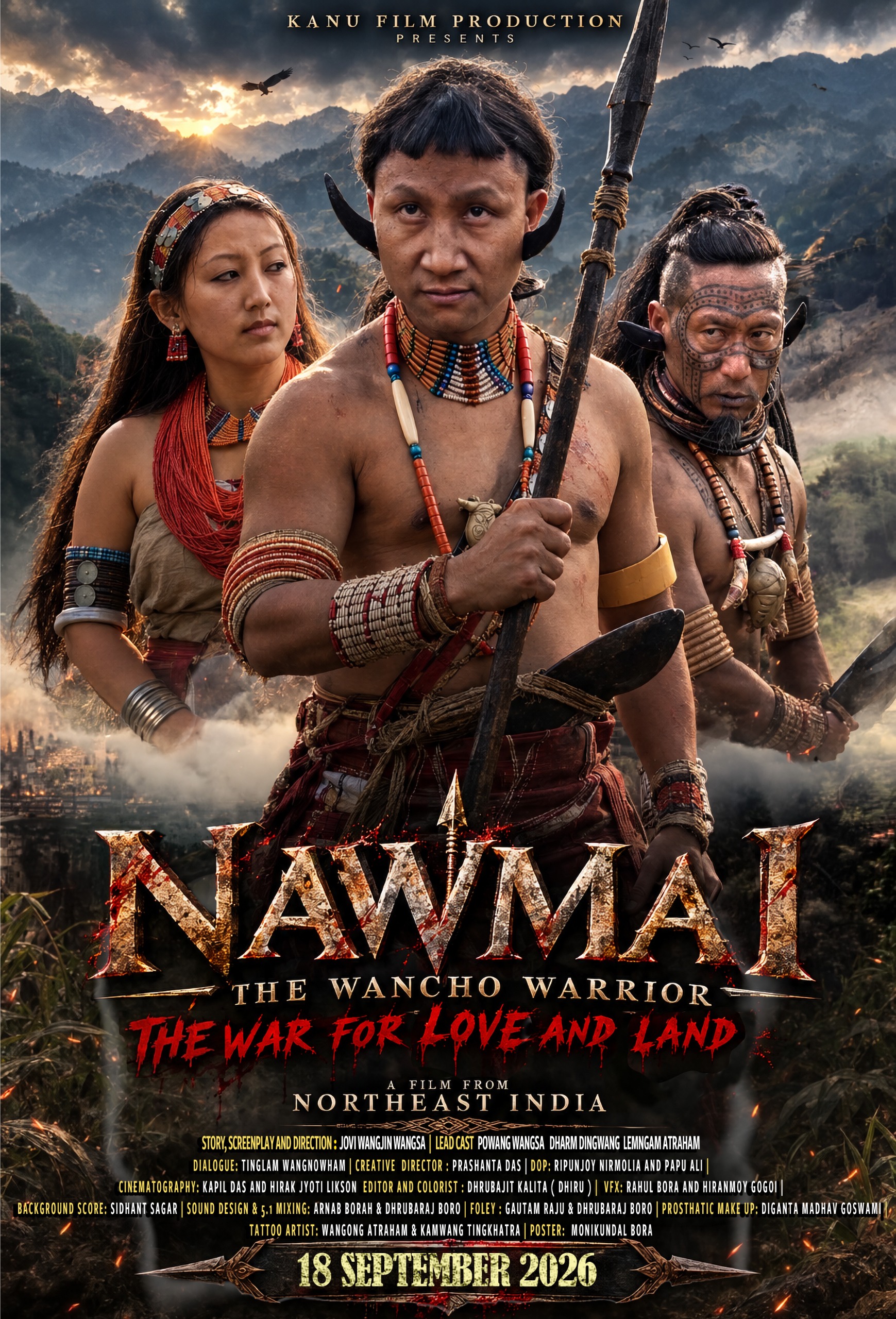 NAWMAI - THE WANCHO WARRIOR Poster