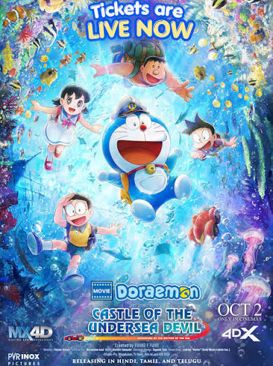 DORAEMON: CASTLE OF THE UNDERSEA DEVIL (HINDI) Poster